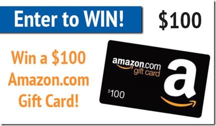 Five minutes of your time to win a $100 Amazon gift card!